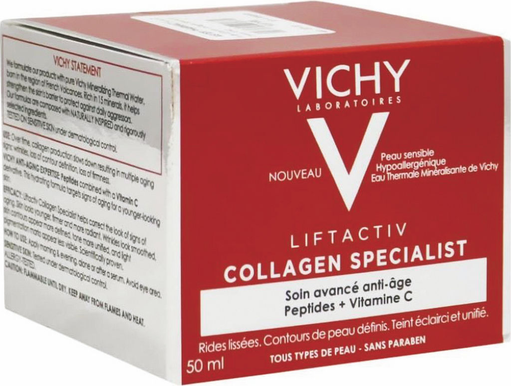 Krema dnevna Vichy, s kolagenom, LiftActiv Specialist, 50 ml
