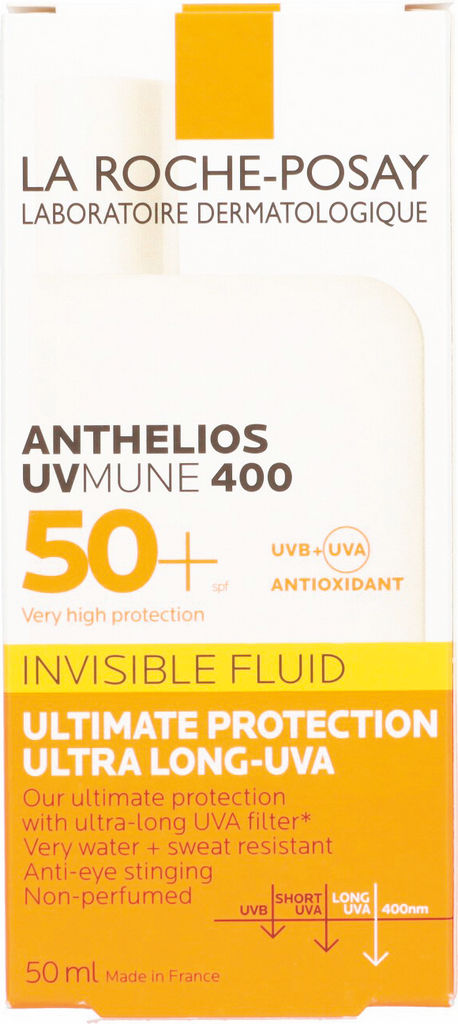 Fluid La Roche – Posay, Anthelius UvMune 400, SPF 50+, 50 ml