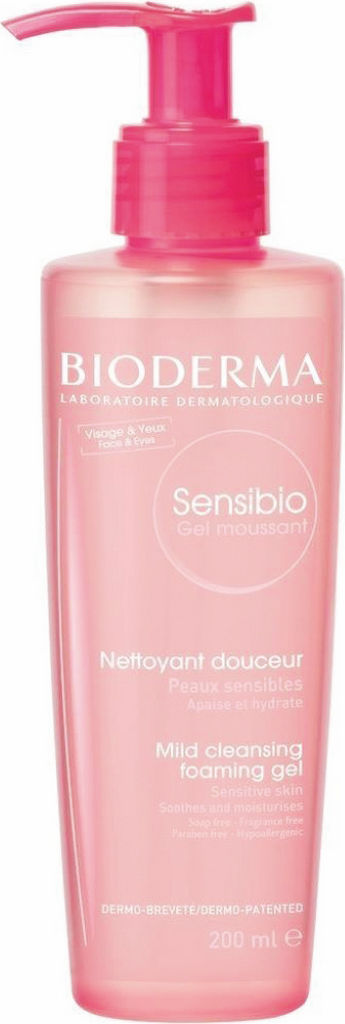 Gel čistilni za občutljivo kožo Bioderma, Sensibio, 200 ml