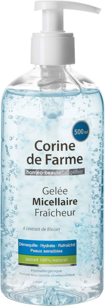 Micelarni gel Corine de Farme, Refreshing, 650 ml
