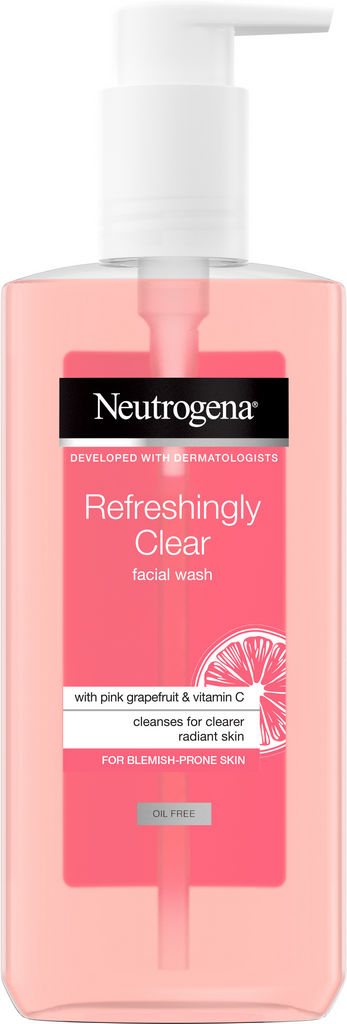 Gel čistilni za obraz Neutogena, Visibly clear Pink, 200 ml