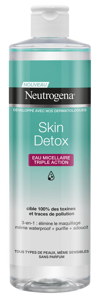 Vodica mirecalna Neutrogena, Skin Detox, 400 ml