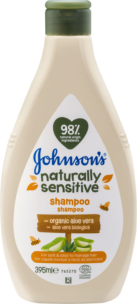 Šampon Johnson’s Baby, Naturally Sensitive, 395 ml