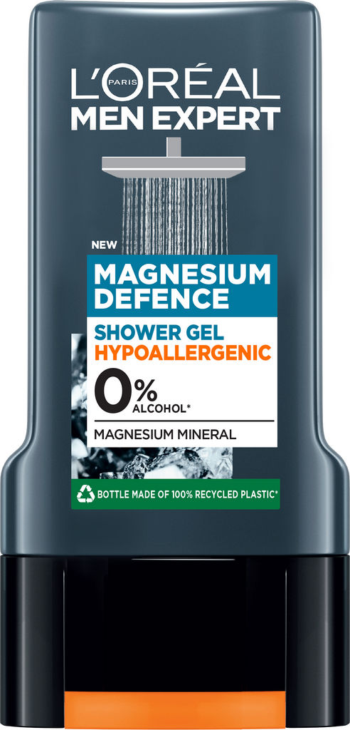 Gel za tuširanje Loreal, Men Expert, Magnesium Defense, 300 ml