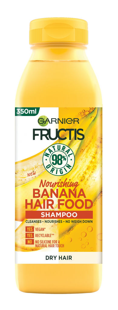 Šampon za lase Fructis, Hair food banana, 350ml