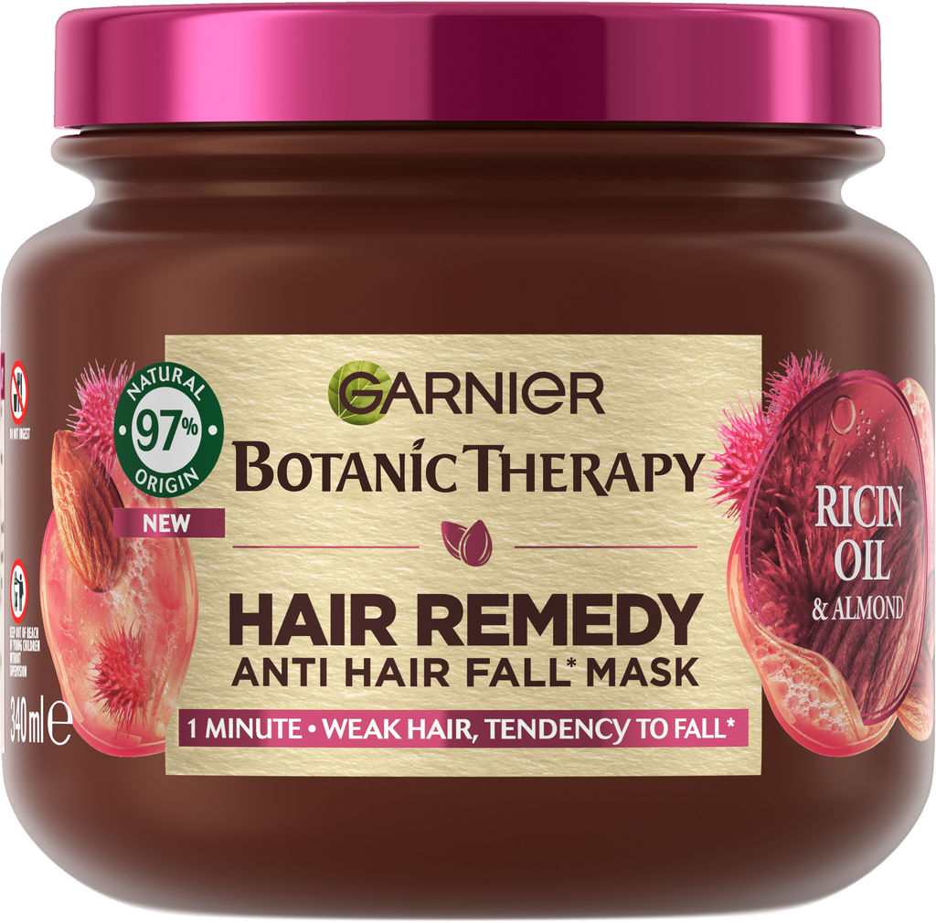 Maska za lase Botanic Therapy, Hair Remedy, Ricin, 340 ml
