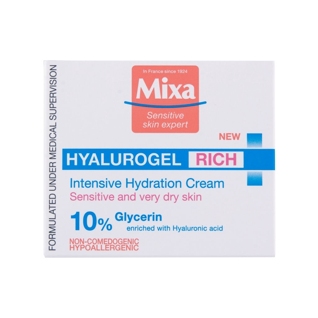 Krema za obraz Mixa, Hyalurogel rich, 50 ml