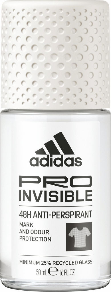 Dezodorant roll-on Adidas, Pro Invisible, anti-perspirant, ženski, 50 ml
