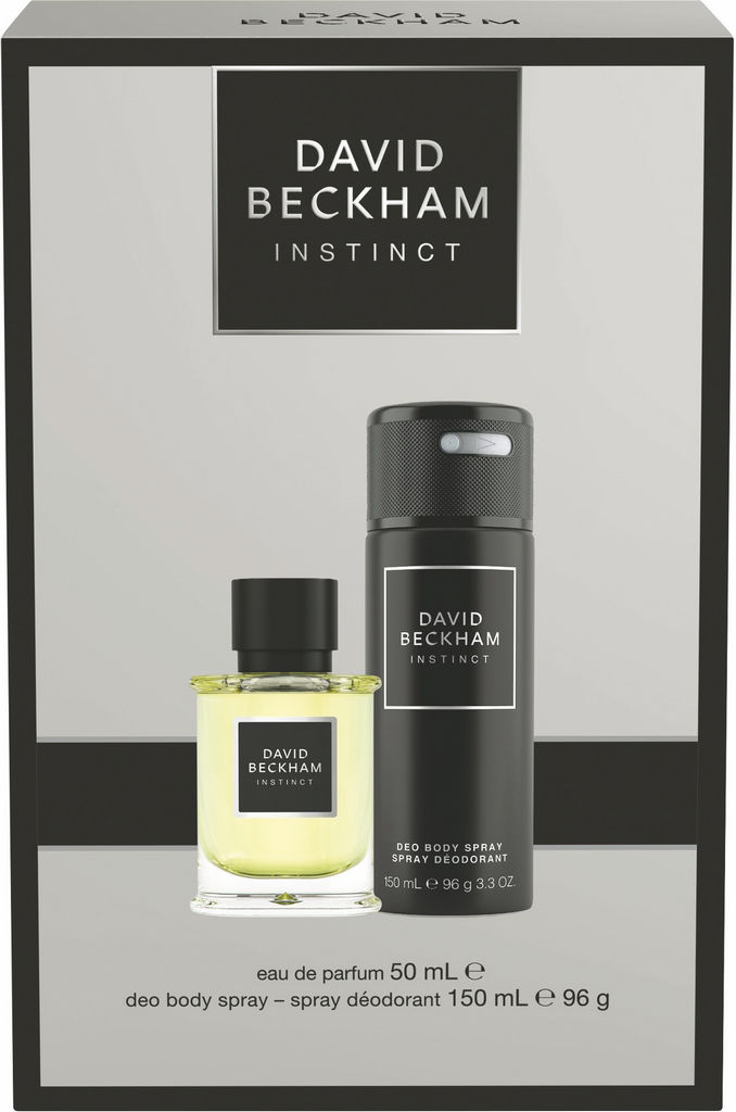 Darilni set David Beckham, Instinct, moški, parfumska voda, deodorant v spreju