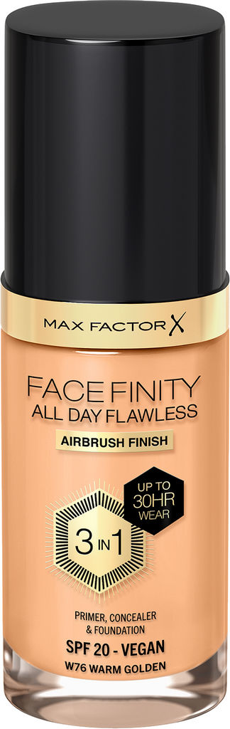 Podlaga za obraz Max Factor, tekoča, Facefinity 3 v 1, W 76 Warm Golden, 30 ml