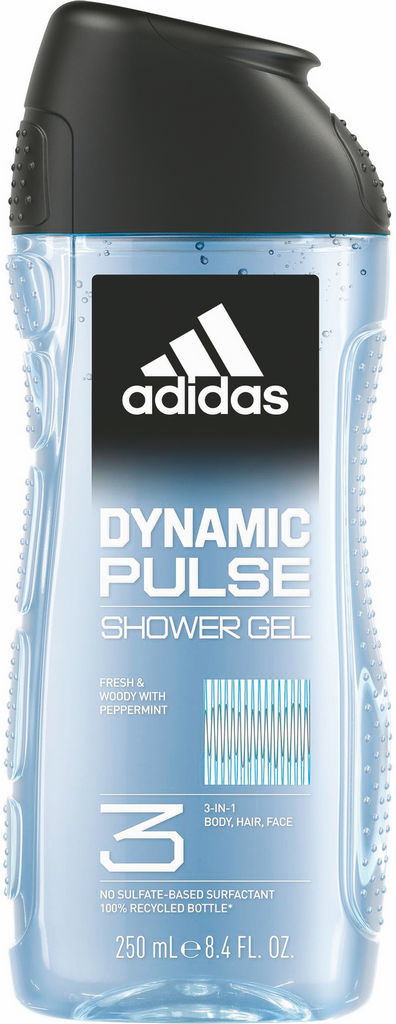 Gel za prhanje Adidas, Dynamic Pulse, moški, 250 ml