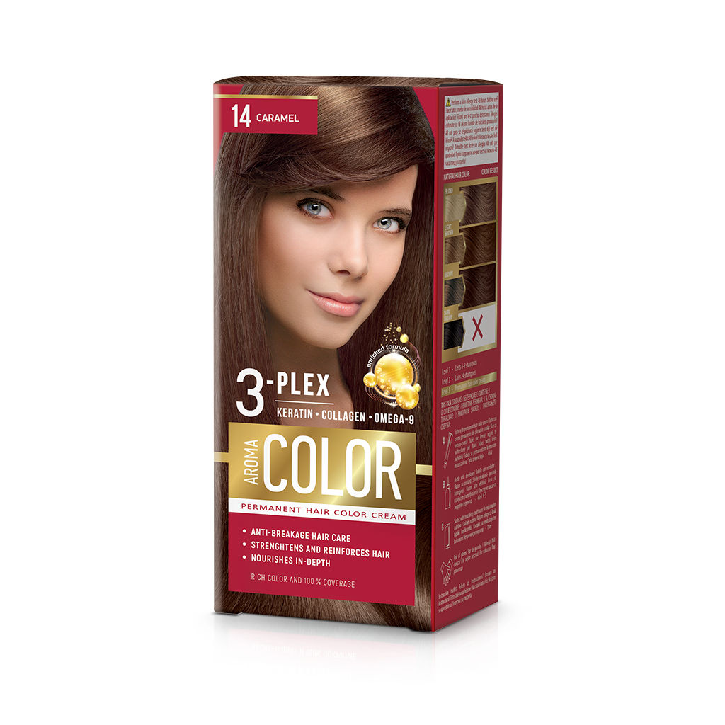 Barva za lase Aroma Color, 14 karamela