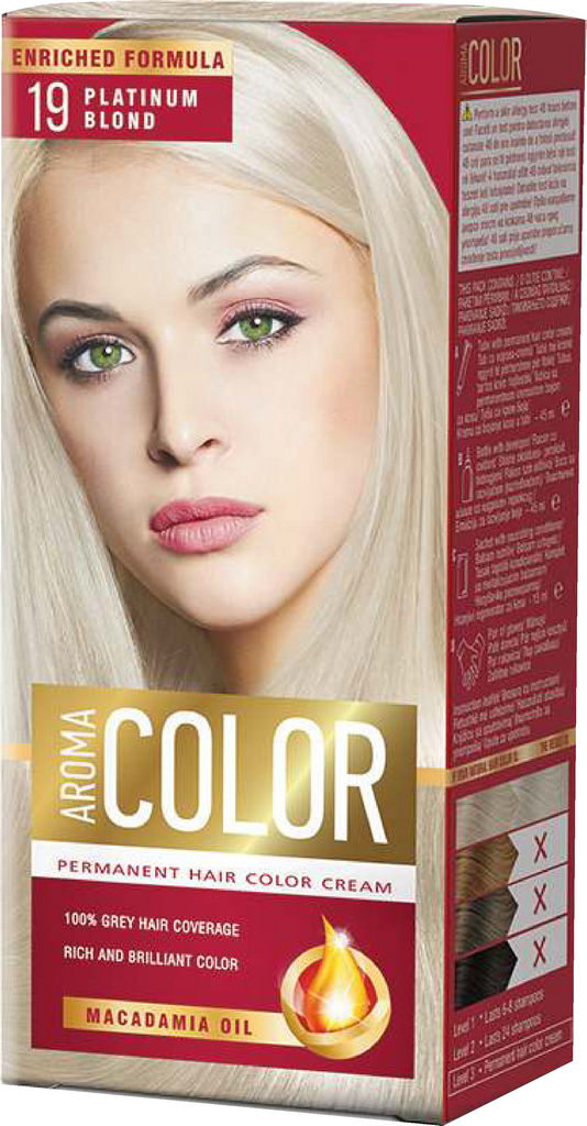 Barva za lase Aroma Color 19 platinum blond, 45ml