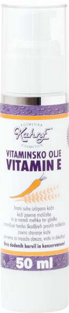 Olje vitaminsko Kahne, Vitamin E, 50 ml