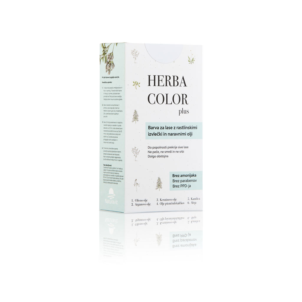 Barva za lase Herba c., temno čokoladna, 4HCD