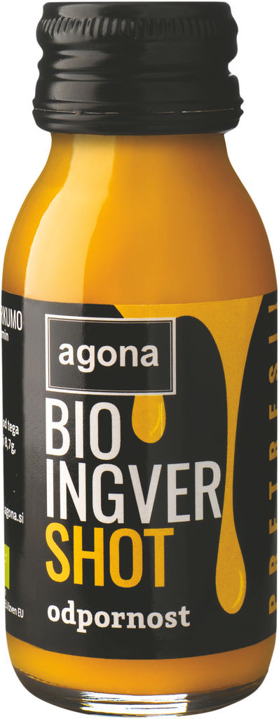 Napitek Bio ingver Shot, odpornost, 60 ml