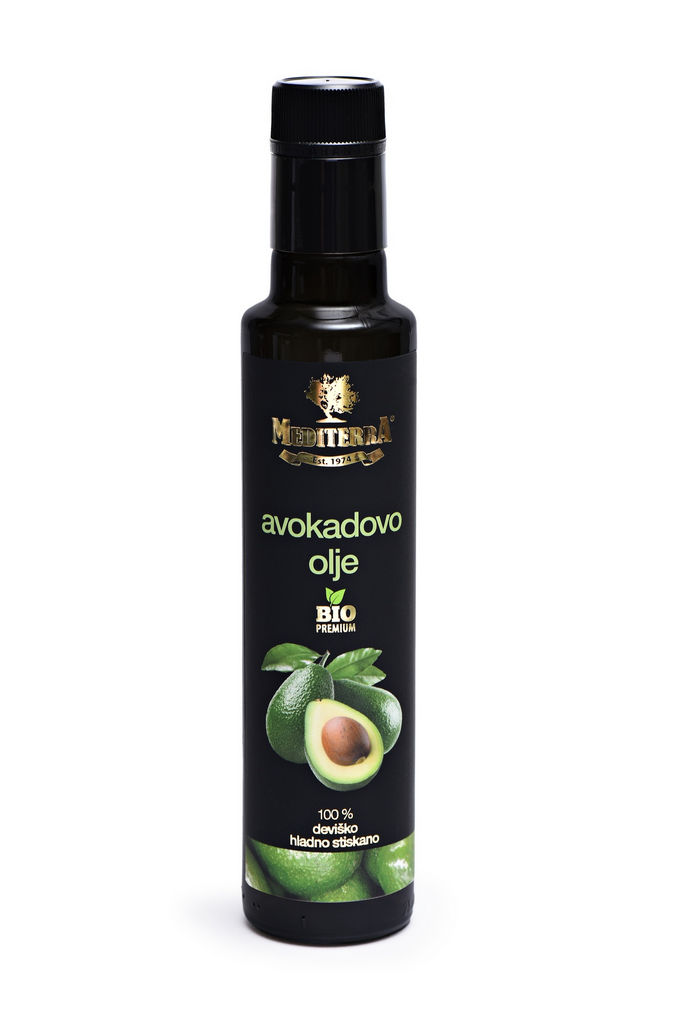 Olje avokadovo Bio Mediterra, premium, 250 ml