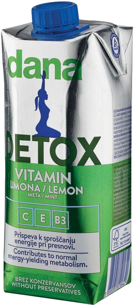 Pijača Dana, Vitamin detox, 0,75 l