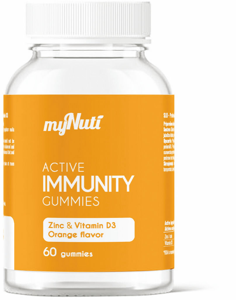 Prehransko dopolnilo My Nuti, Active Immunity, 60 želejev