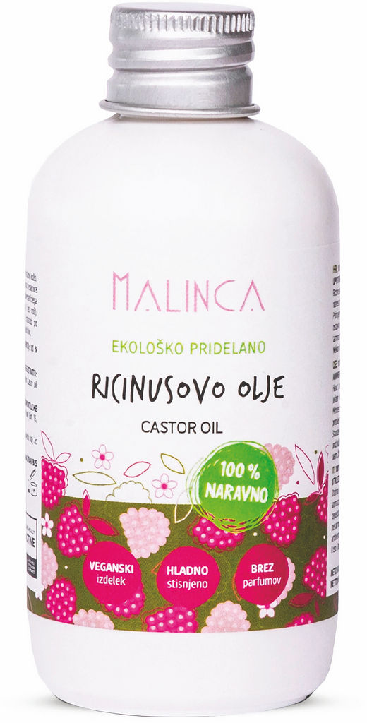 Olje ricinus Bio Malinca, 100 ml