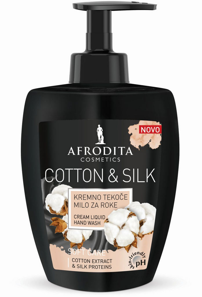 Milo tekoče Afrodita, cotton & silk, 300 ml