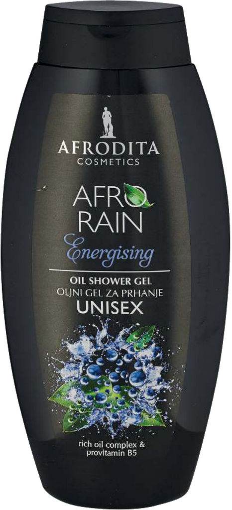 Gel za prhanje oljni Afrodita, Afro rain, 250 ml