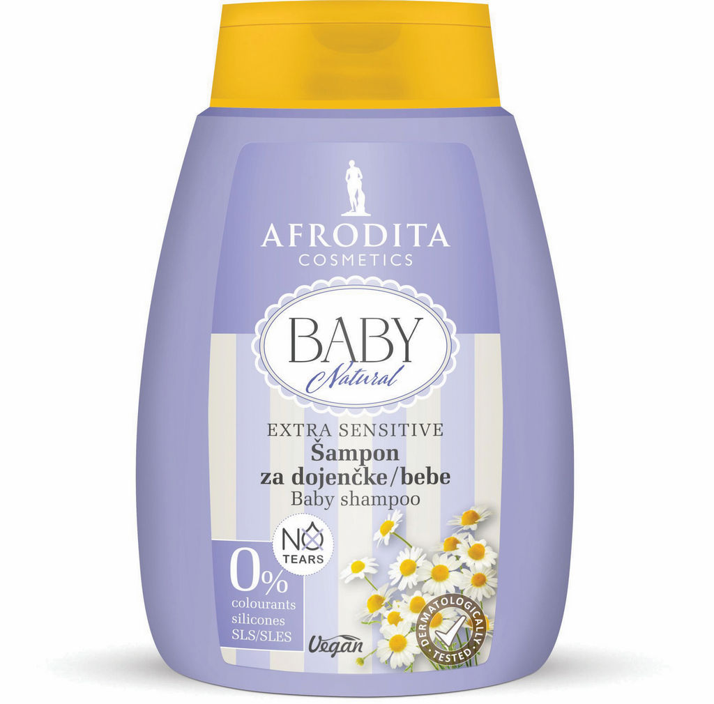 Šampon Afrodita, Baby natural extra sensitive, 200ml