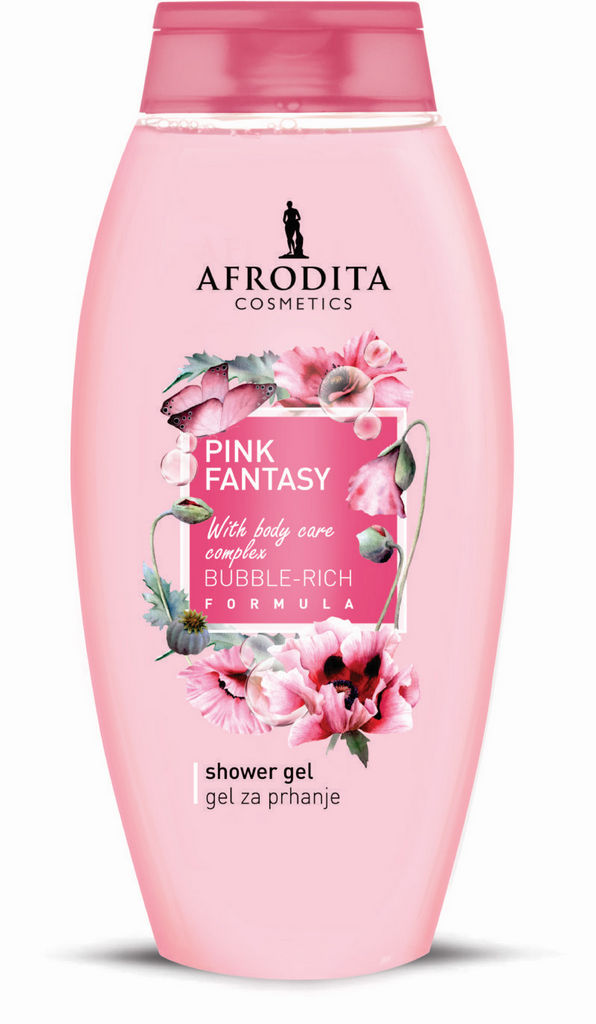 Gel za prhanje Afrodita, Pink Fantasy, 250 ml
