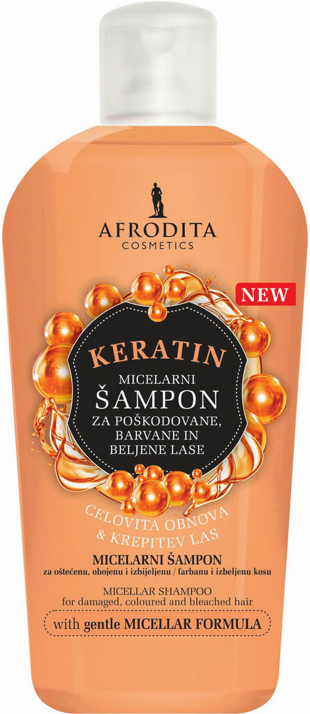 Šampon za lase Afrodita, Keratin, 1 l