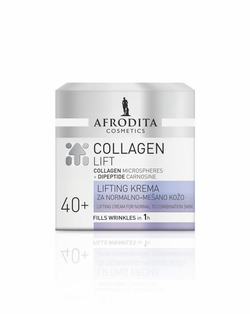 Krema Afrodita, Collagen Lift, za normalno do mešano kožo, 50 ml