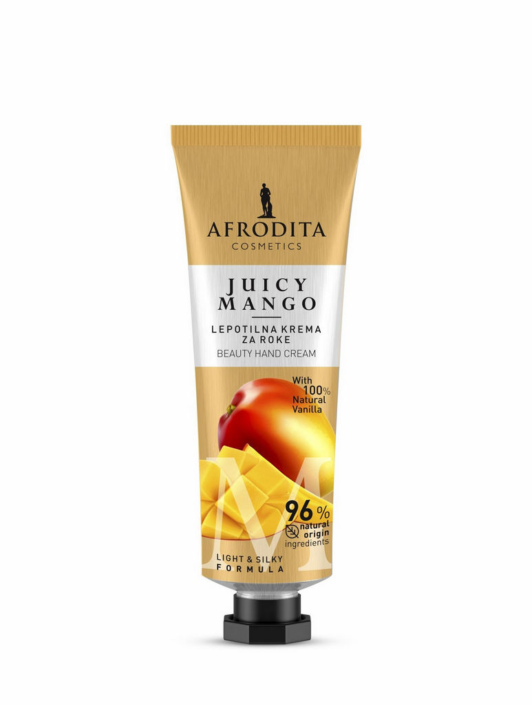 Krema lepotilna za roke Afrodita, Juicy mango, 50 ml