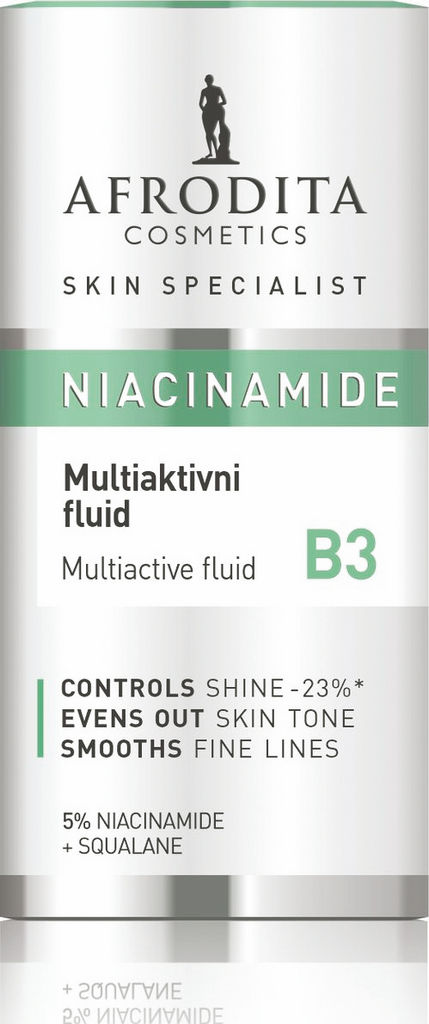 Fluid Afrodita, multiaktivni, Niacinamide 5%, 30 ml