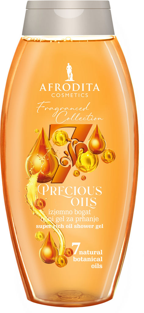 Gel za prhanje Afrodita, 7 Precious Oils, 250 ml