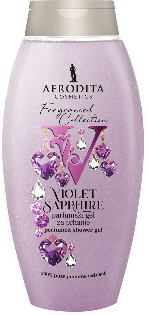 Gel za prhanje Afrodita, Violet Sapphire, 250 ml