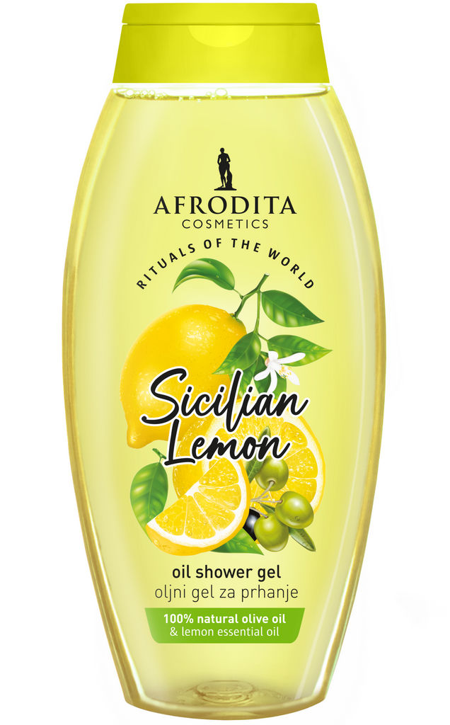 Gel za prhanje Afrodita, Sicilian Lemon, 250 ml