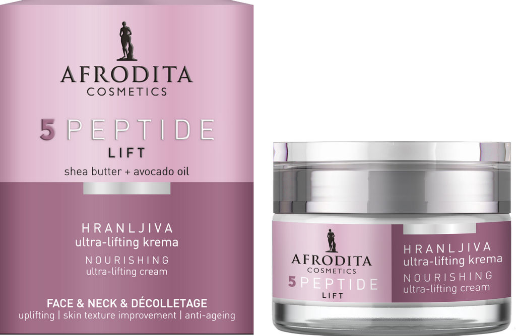 Krema hranljiva Afrodita, 5Peptide-Lift, ultra-lifting, 50 ml