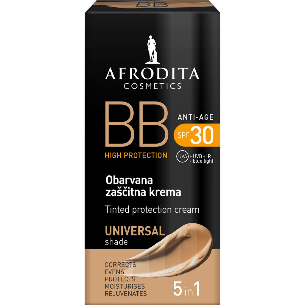 Krema Afrodita, BB Universal, zaščitna, SPF 30, 30 ml