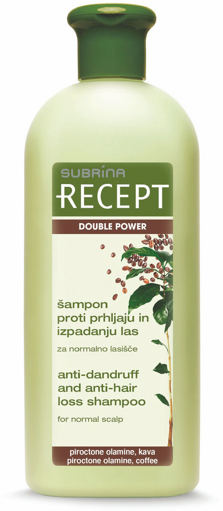 Šampon Subrina, Recept, proti prhljaju, izpadanju las, 400 ml