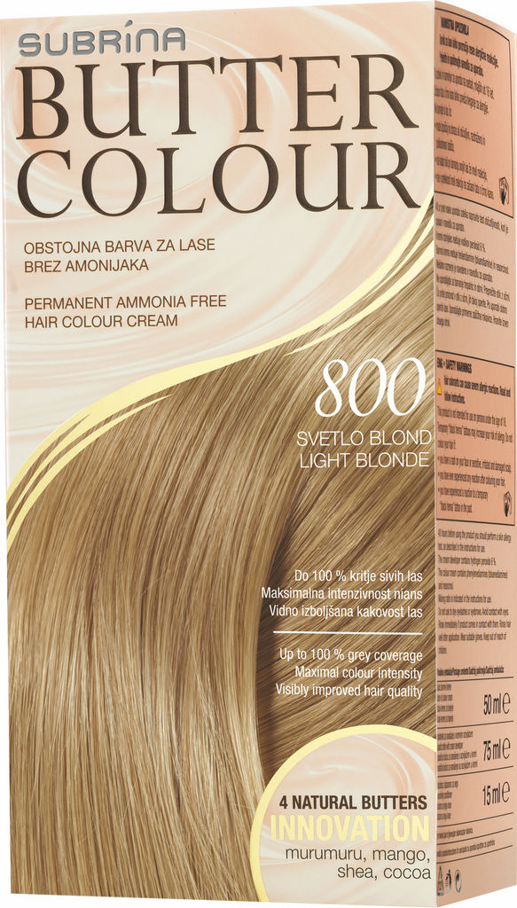 Barva barva za lase Subrina, Butter colour, 800