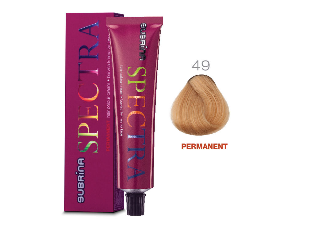 Barva za lase Subrina Spectra perment, 49 zlato blond