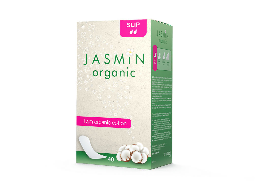 Higienski dnevni vložki Jasmin, Organic A40