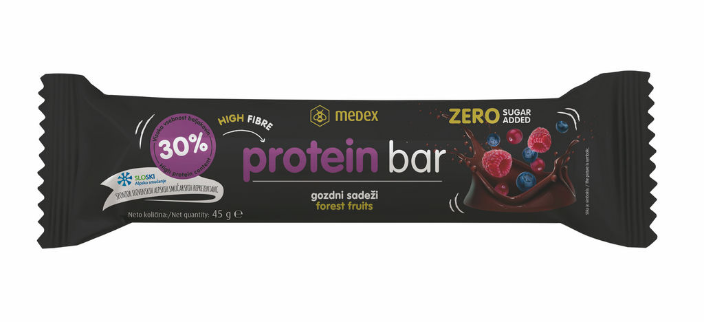 Ploščica Proteinska Bar, Gozdni sadeži, 45 g