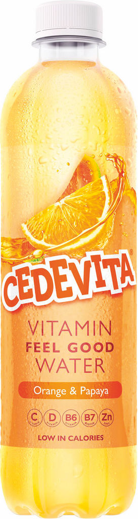Pijača Cedevita, vitaminska, pomaranča, papaja, 0,5 l