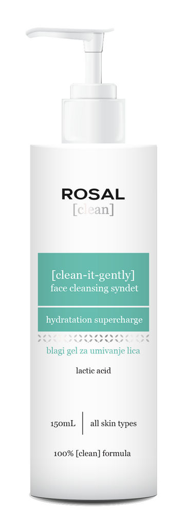 Čistilni gel Rosal Clean, Face Cleansing Syndet, 150 ml