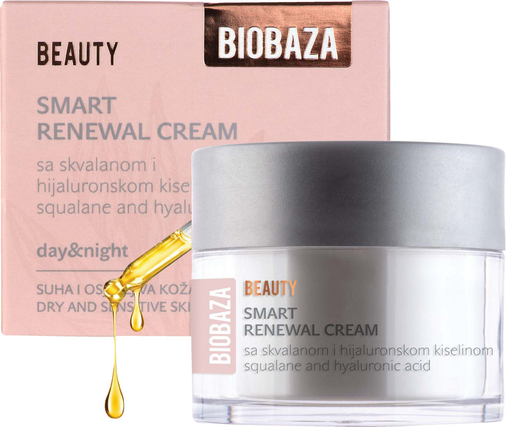 Krema za obraz Biobaza Beauty smart renewal, 50ml