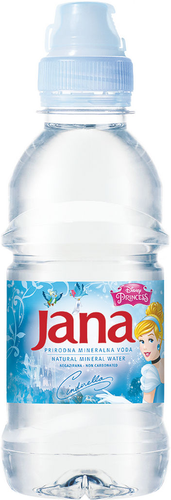 Mineralna voda Jana, junior, 0,25 l