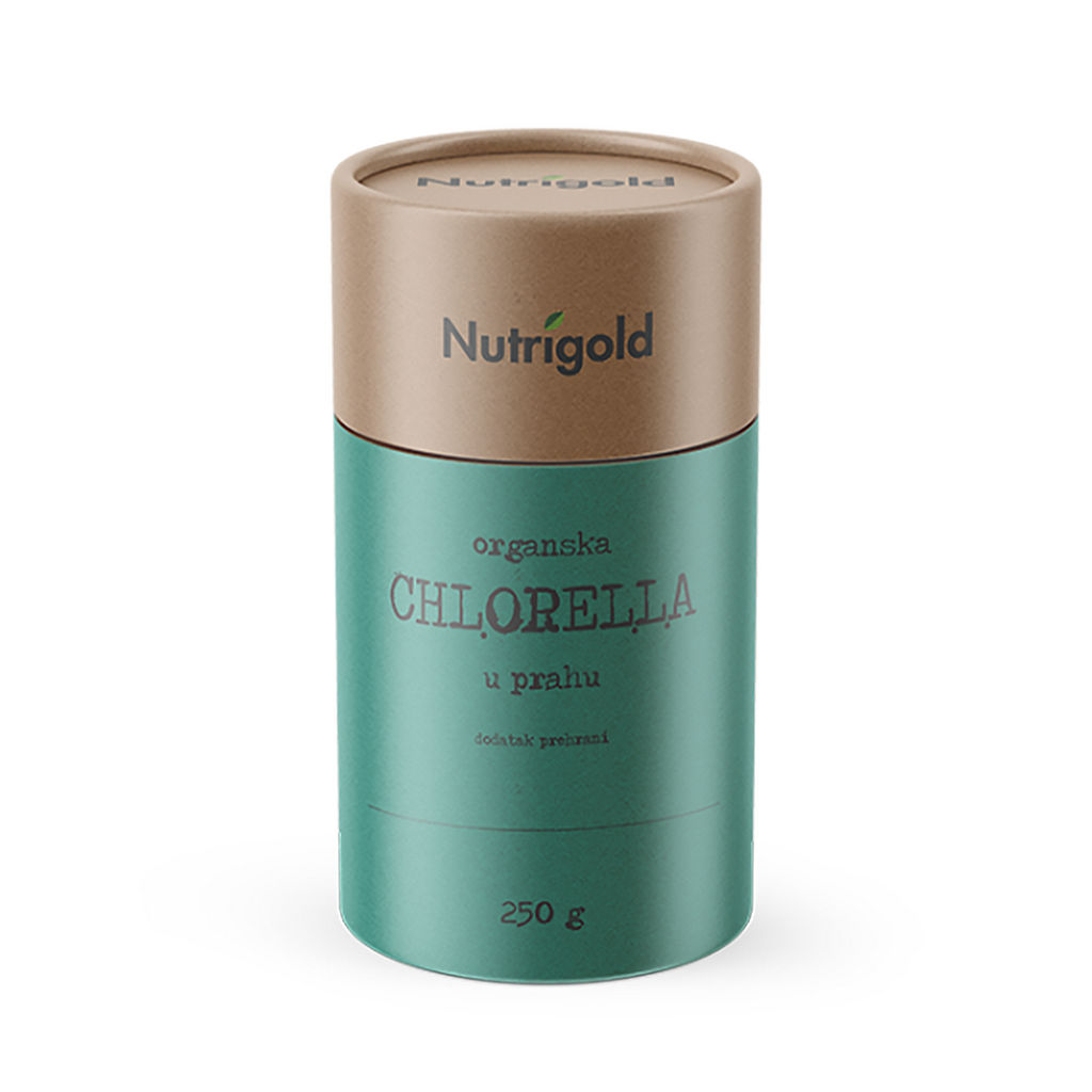 Chlorella Bio Nutrigold, v prahu, 250 g