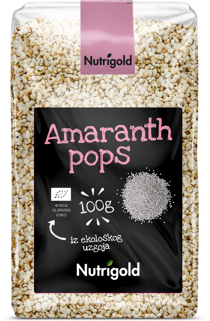 Amarantovi napihnjenci Bio Nutrigold, 100 g