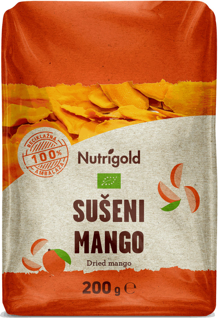 Mango Bio Nutrigold, sušeni, 200 g