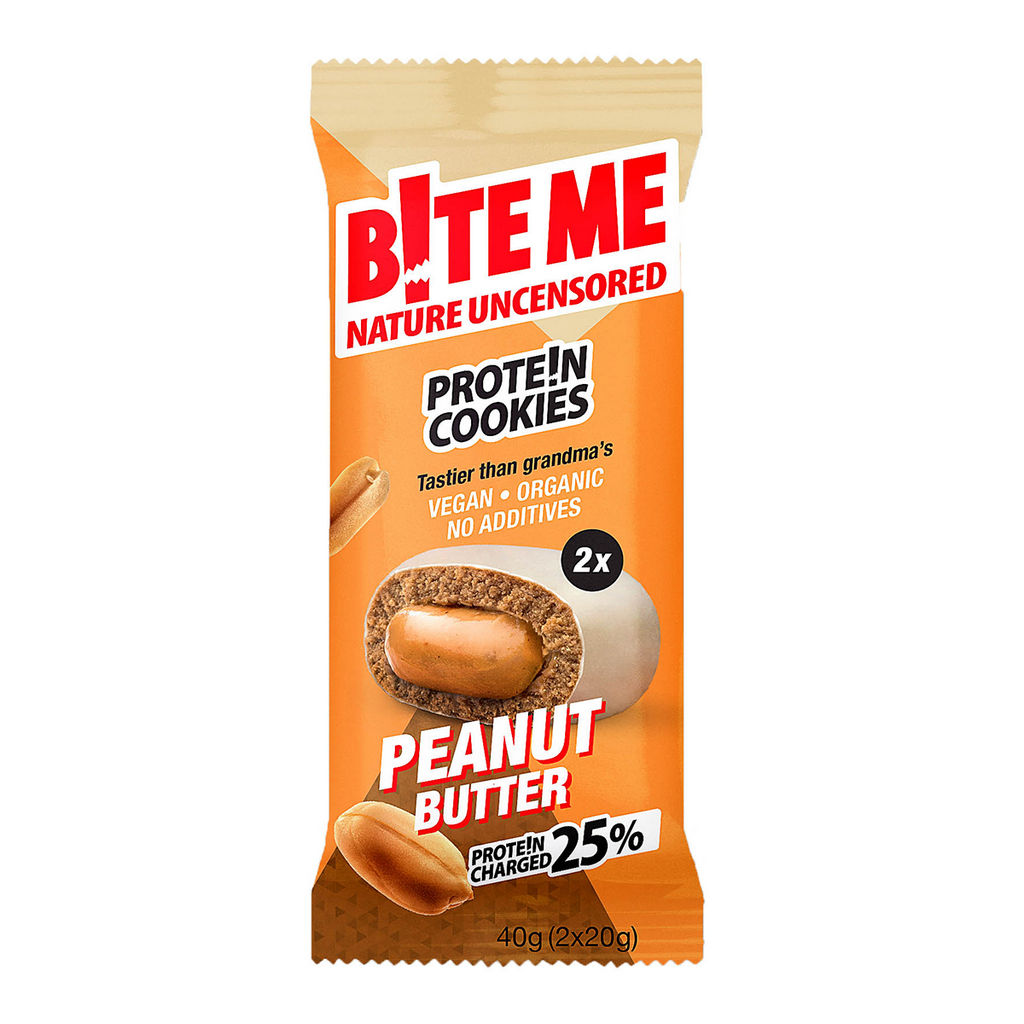 Piškoti Bio Bite me, Protein Cookies, Peanut Butter, 40 g